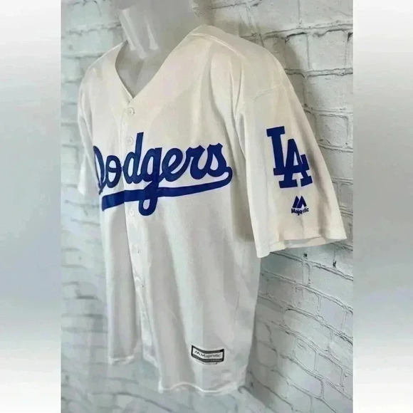 AUTHENTIC MAJESTIC Sz S CODY BELLINGER LOS ANGELES DODGERS FLEX BASEBALL Jersey - Picture 4 of 16
